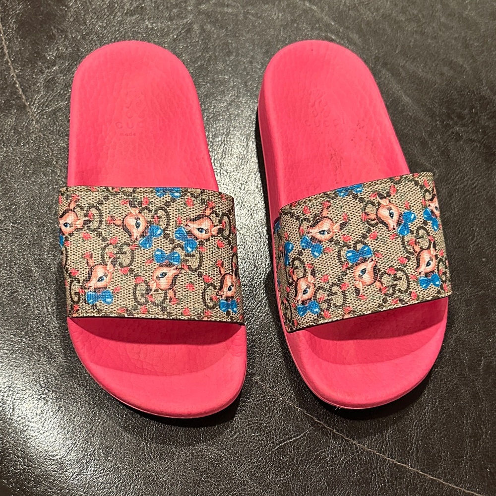 Gucci pink Slide